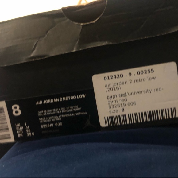 Air Jordan 2 Retro Low Red - Picture 4 of 4